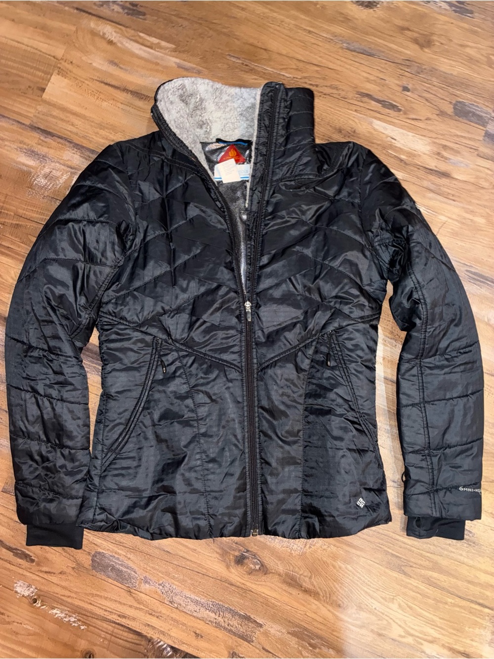 Columbia Black Quilted Puffer Jacket
